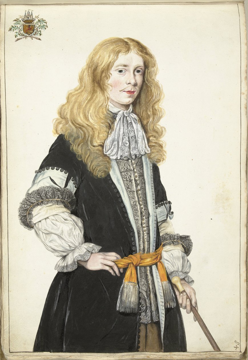 Porträtt av Moses ter Borch av Gesina ter Borch