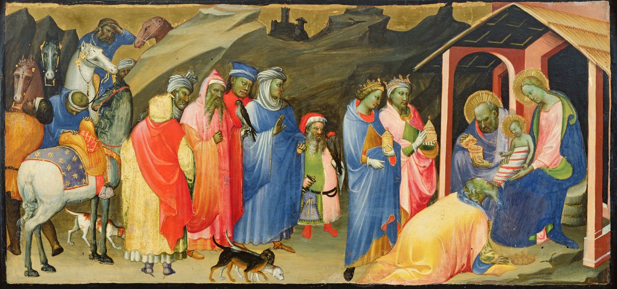 The Adoration of the Magi, c.1408 av Gherardo Starnina