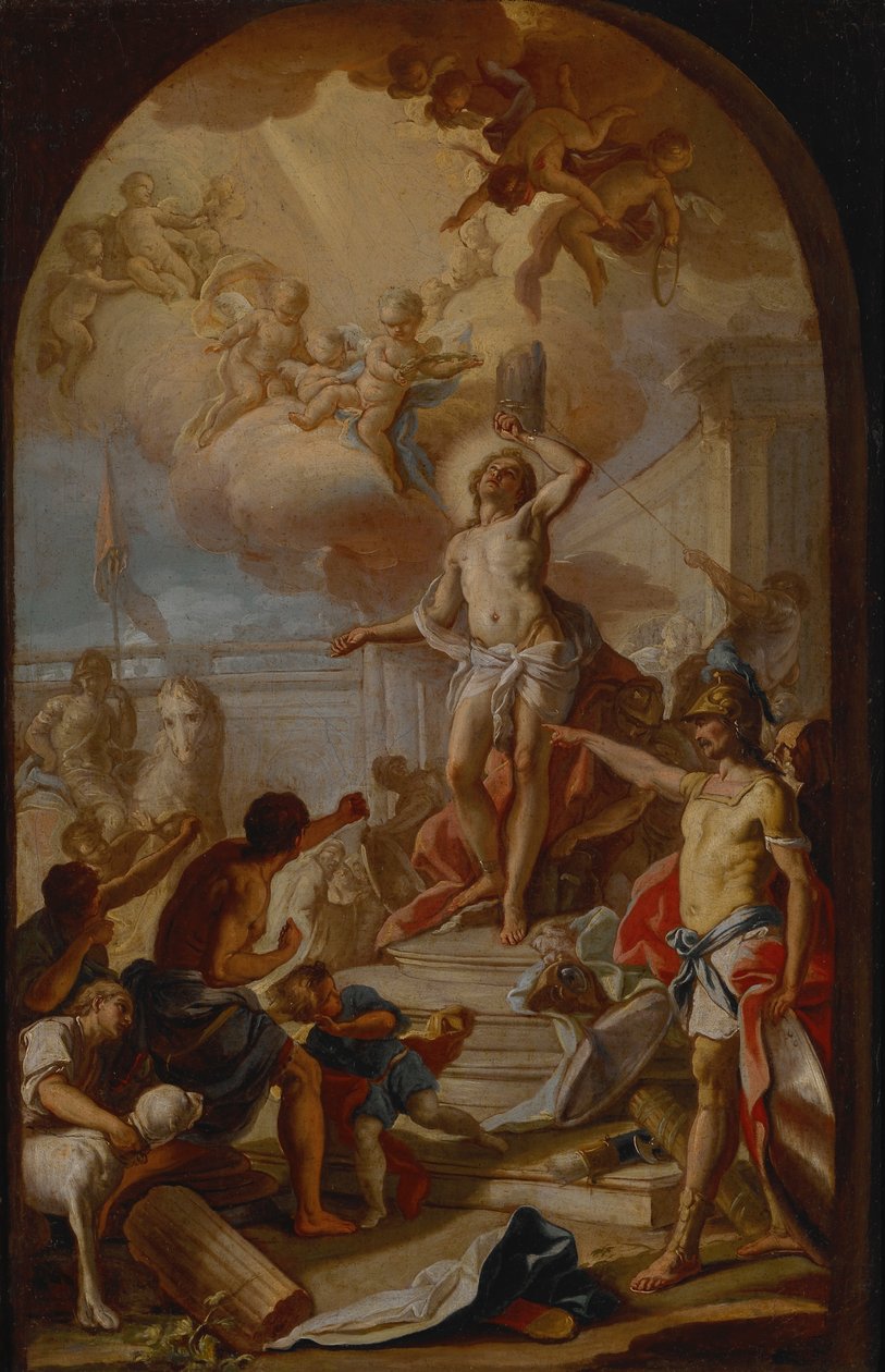 Martyrskapet i S: t Sebastian av Giacinto Diana