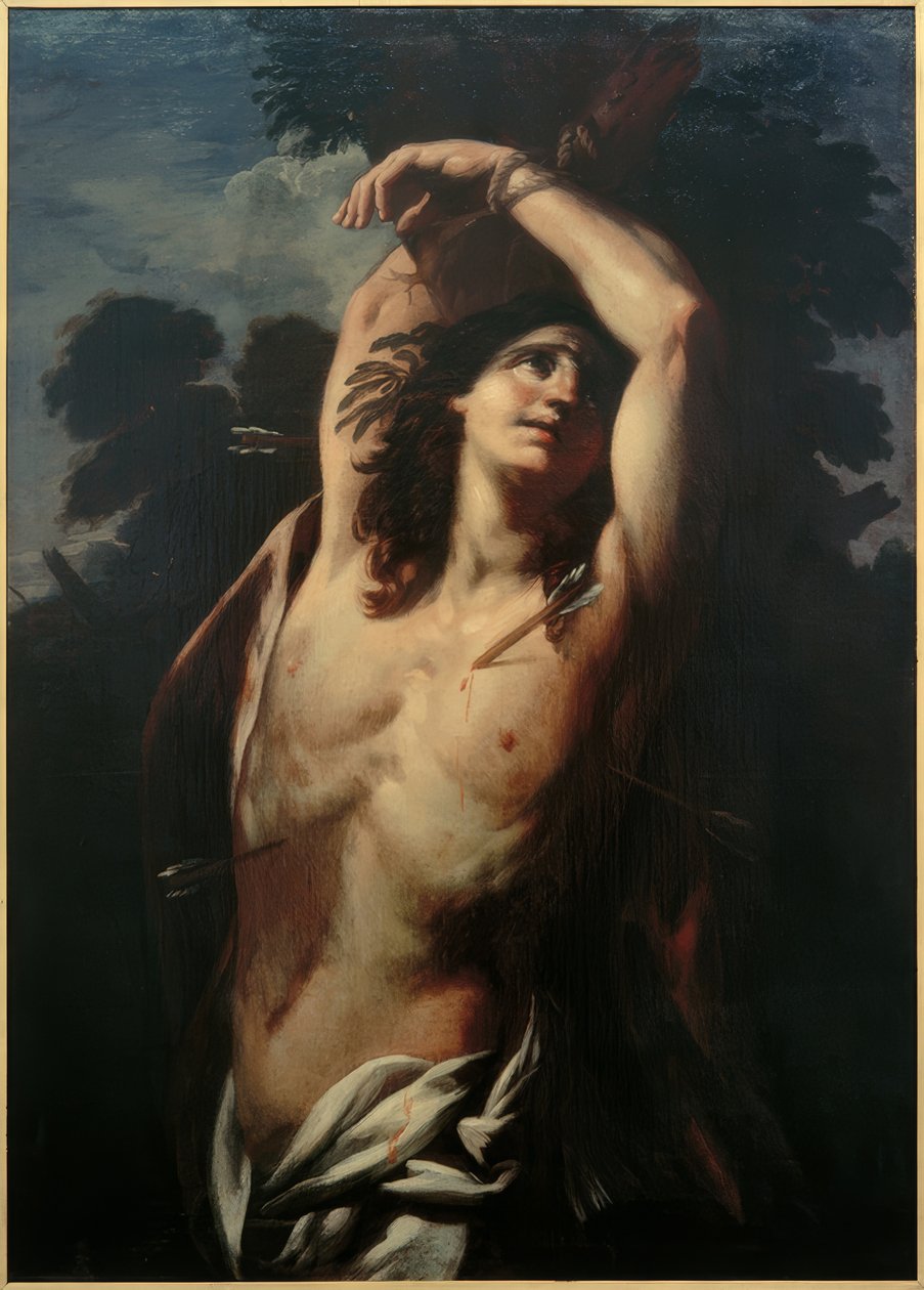 Martyrskapet av St. Sebastian av Giacinto Brandi