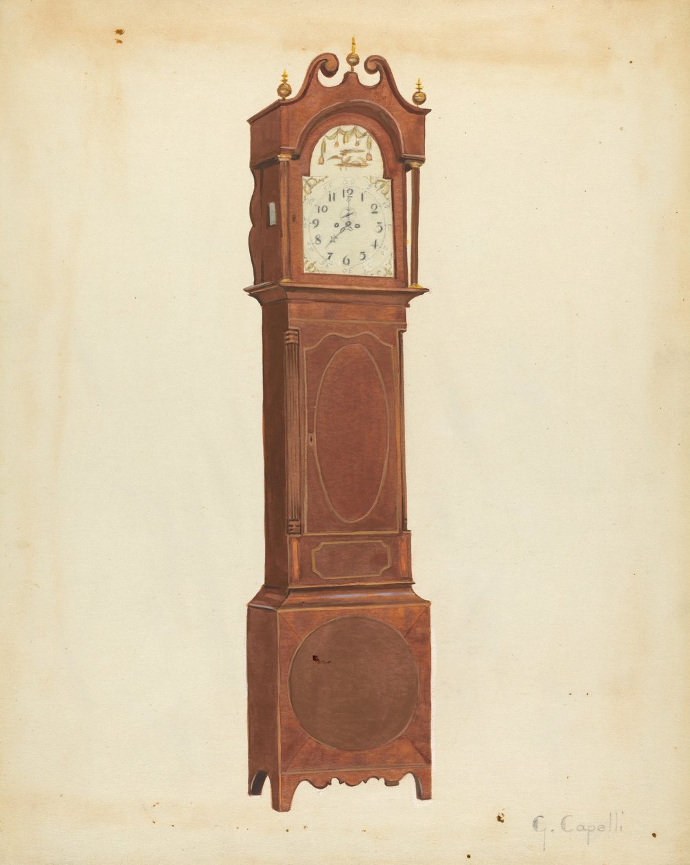 Farfars klocka, ca. 1935. av Giacinto Capelli