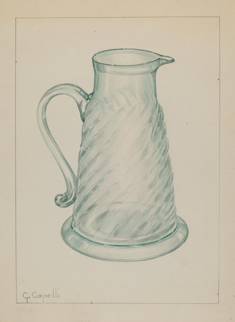Melasskanna, ca. 1937. av Giacinto Capelli