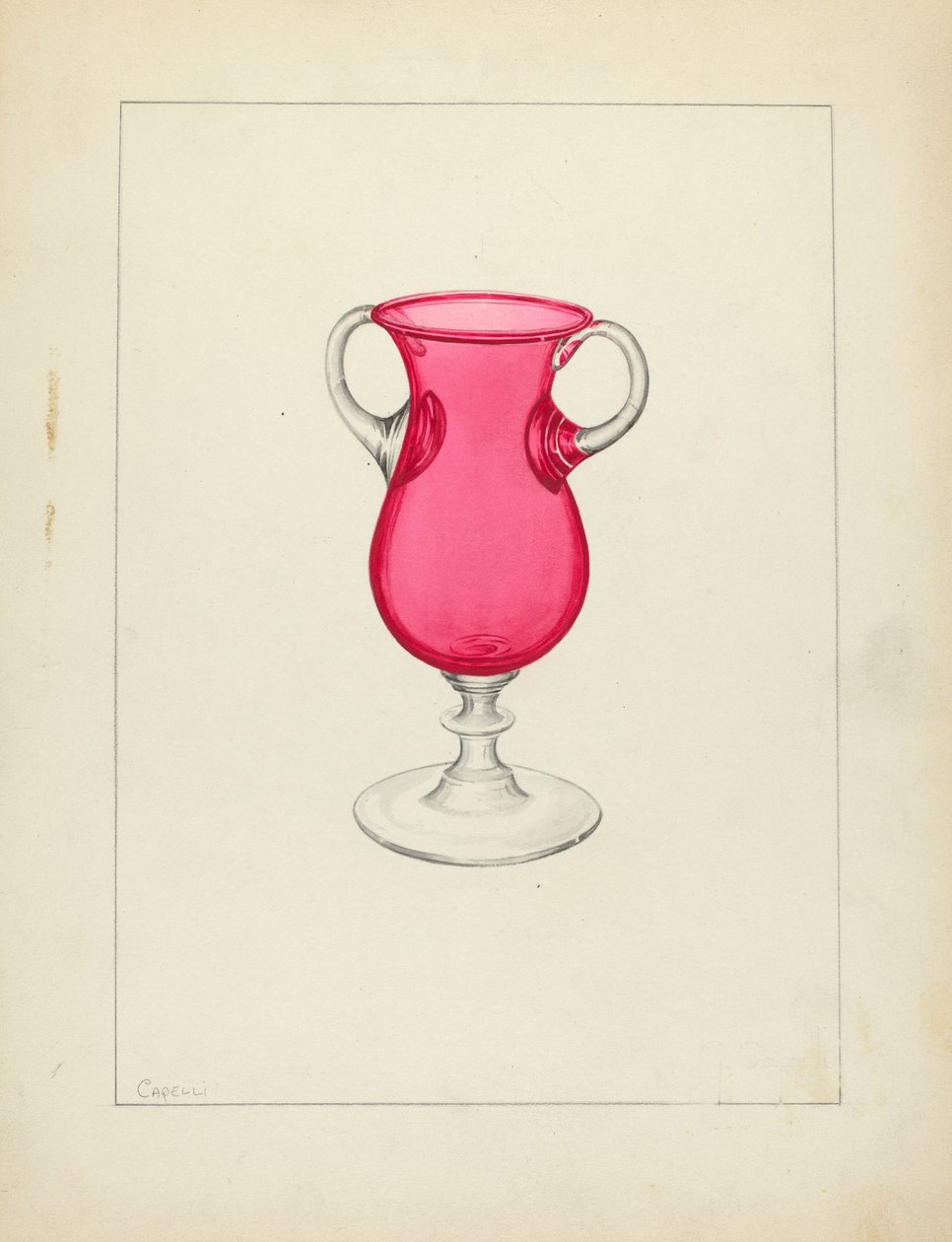 Vas, c. 1940. av Giacinto Capelli