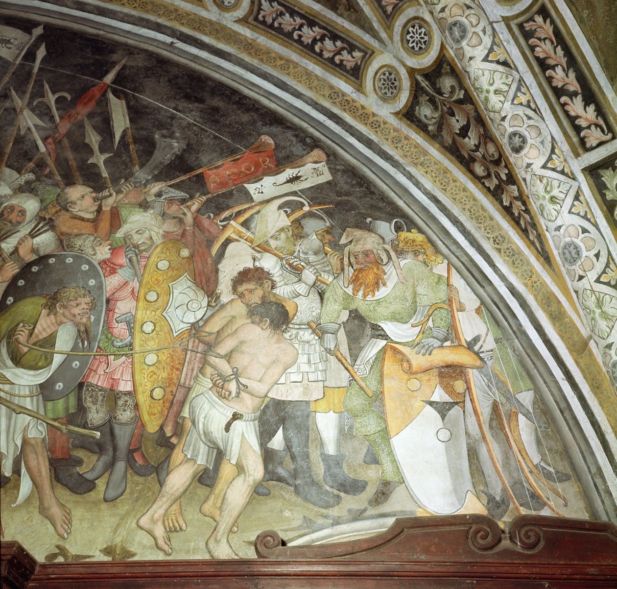 Vägen till Golgata (detalj) av Giacomo Jaquerio
