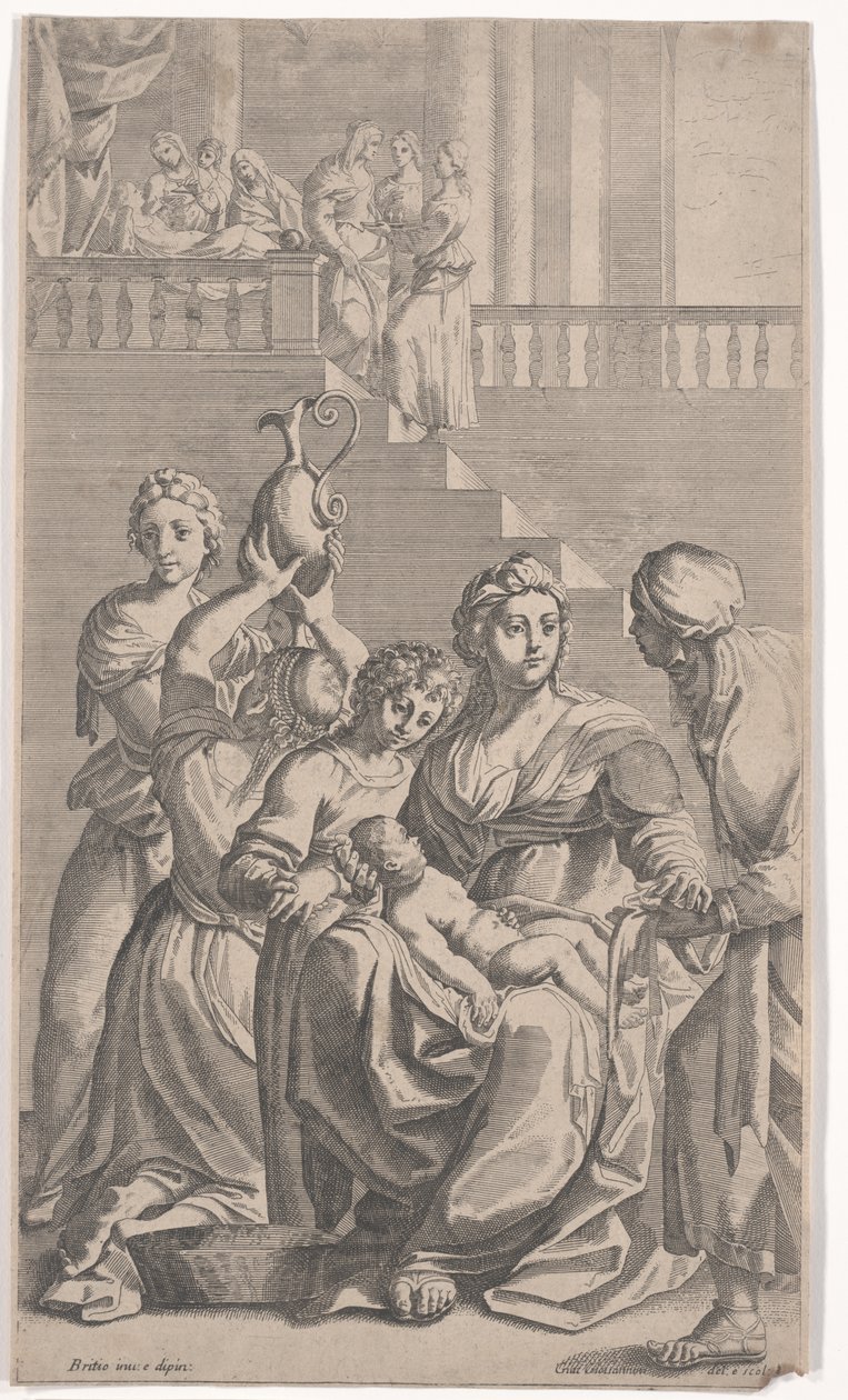St. Benedictus födelse av Giacomo Maria Giovannini