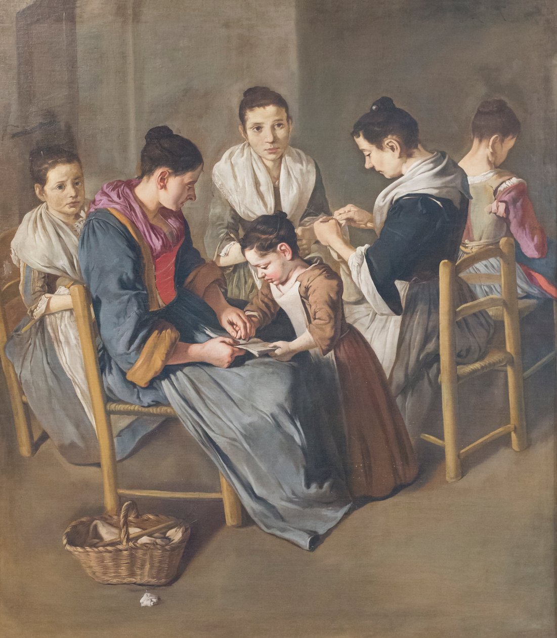 Flickans skola av Giacomo (1698-1767) Ceruti