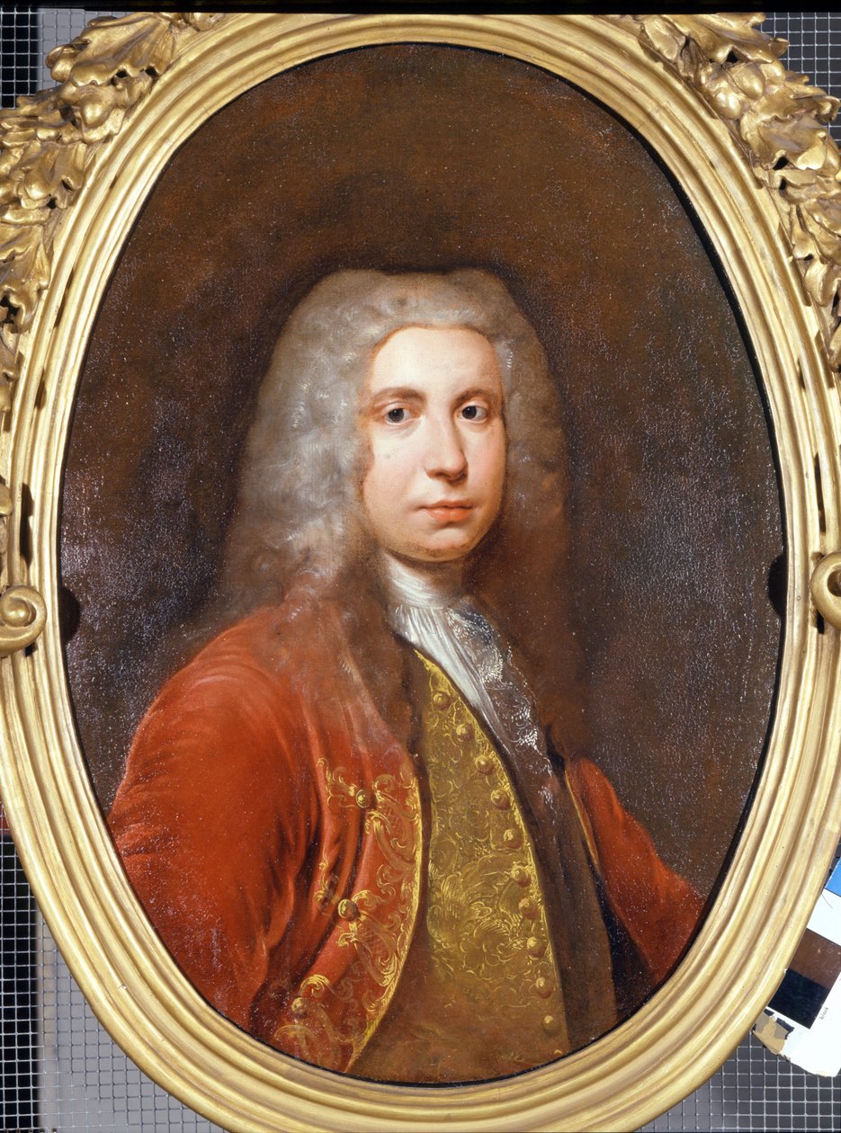 Porträtt av en gentleman. 1700-talet. Målning av Giacomo Ceruti kallad Pyochetto (1724? -?). Museo del Castello, Milano. av Giacomo Ceruti