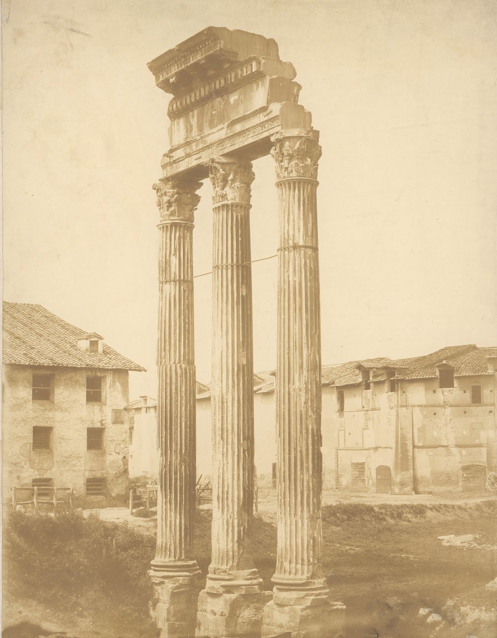 [Romerska ruiner], 1860-talet. av Giacomo Caneva.