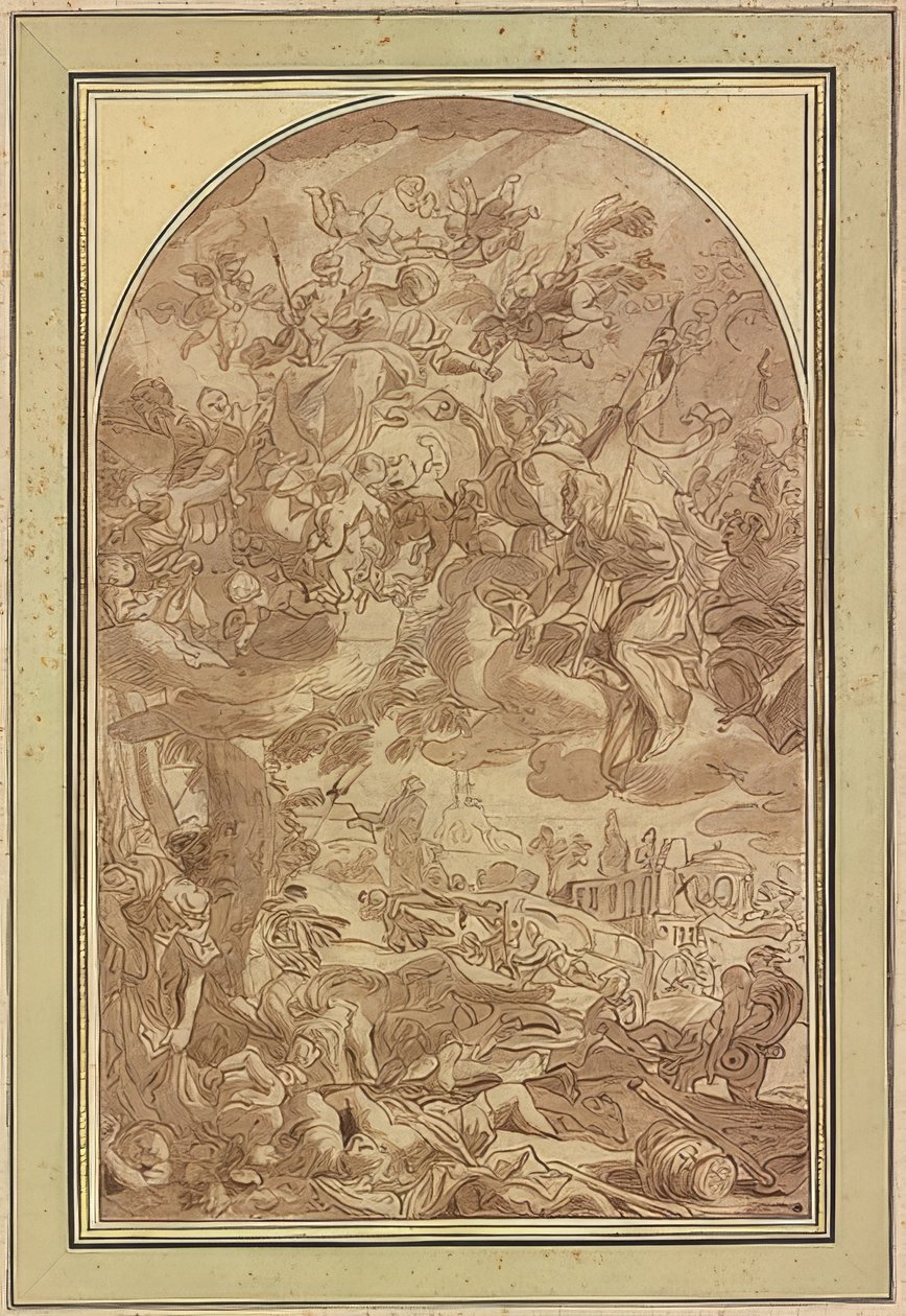 Den stora pesten i Neapel 1656 av Giacomo Farelli