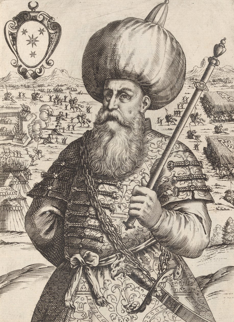 Sinan Bassa, Cap. General för armén av Maumet Impe. av turkarna, 1596. av Giacomo Franco