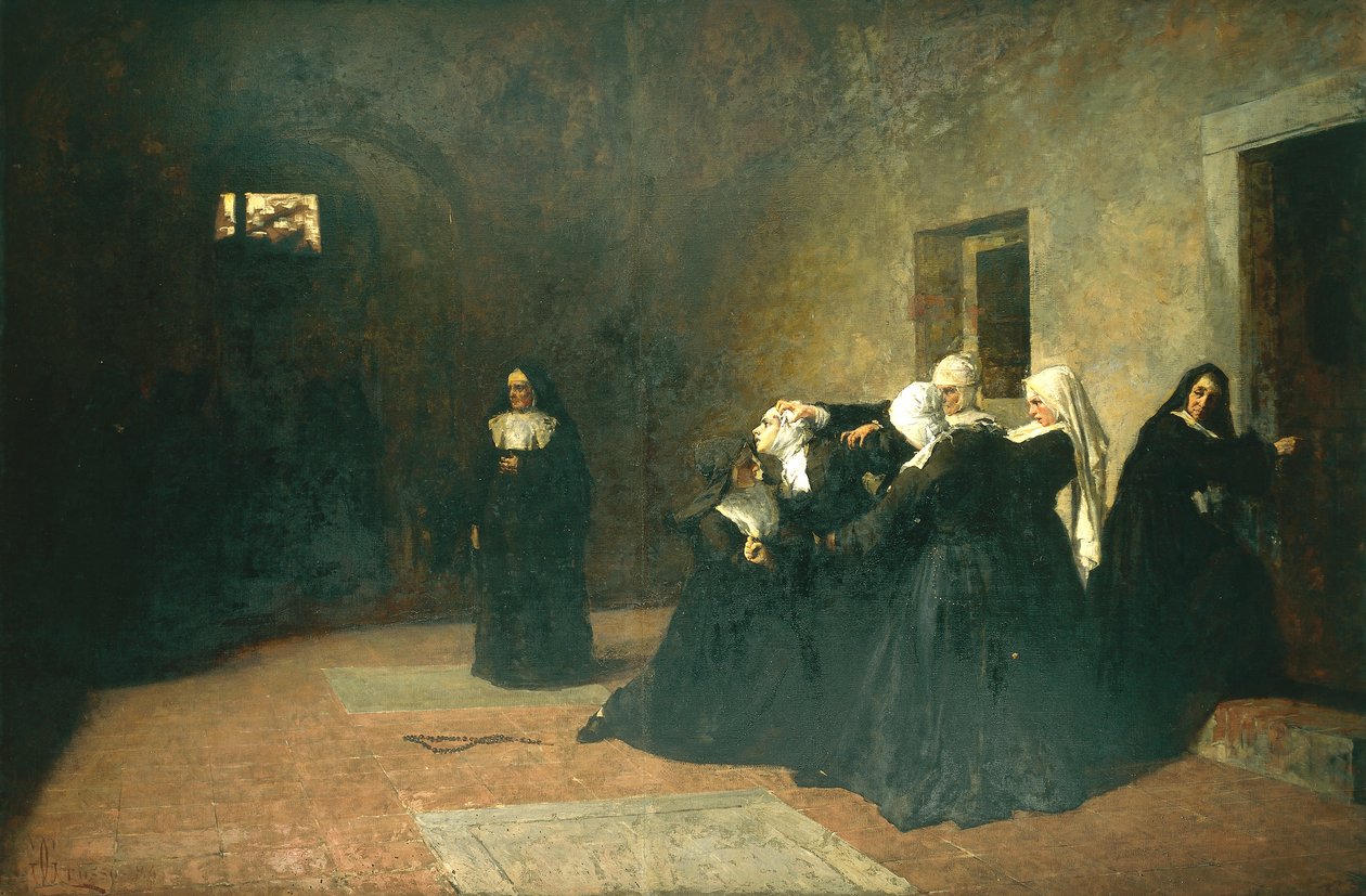 Galna kvinnors cell, av Giacomo Grosso av Giacomo Grosso