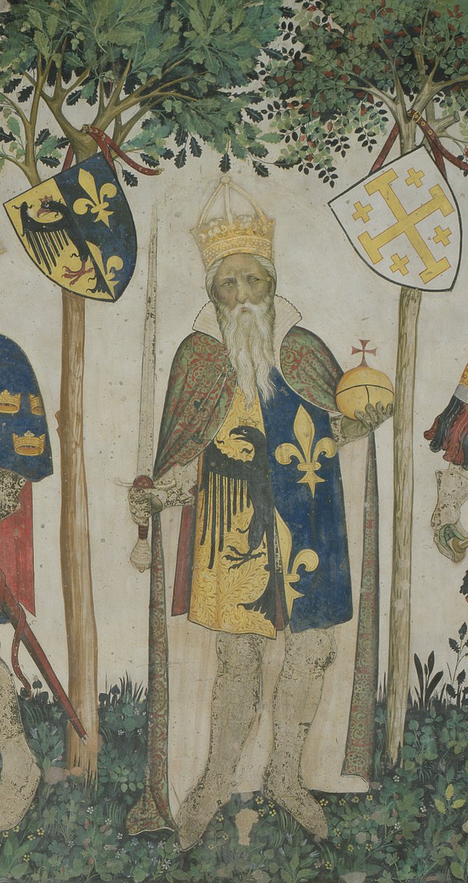 Karl den Store från The Nine Worthies, 1418-30 av Giacomo Jaquerio