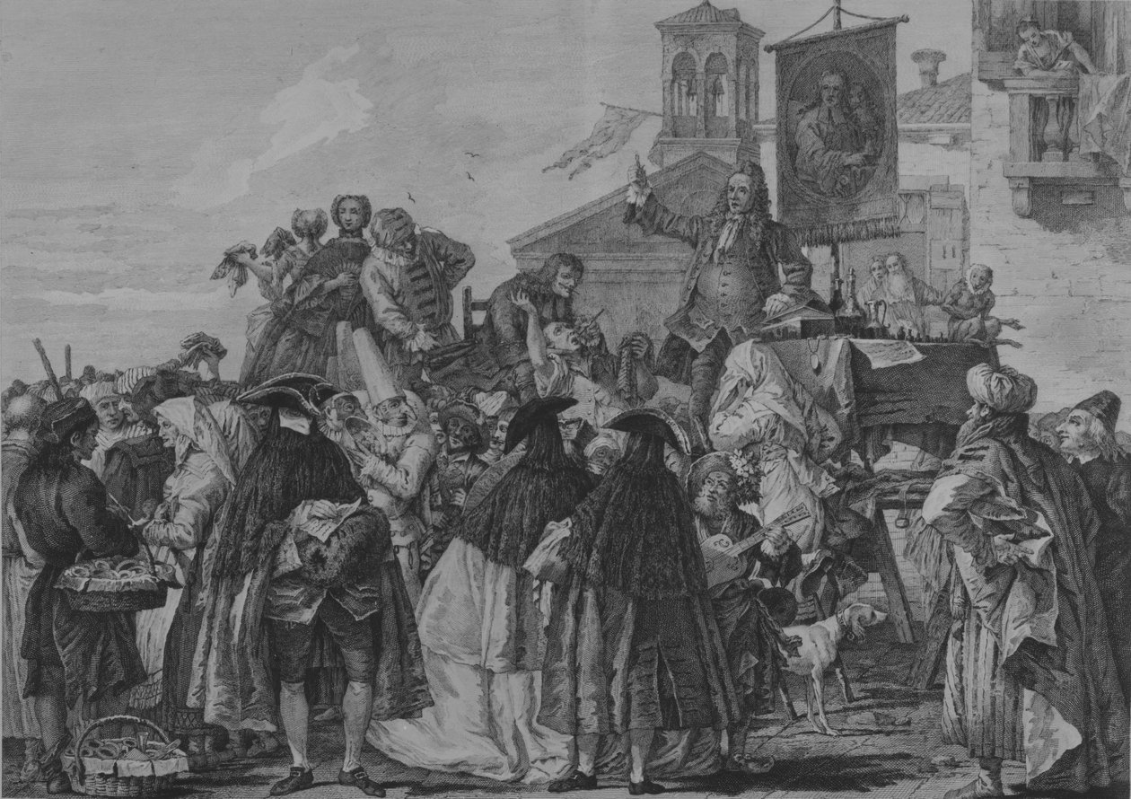 Den kvacksalvare tandläkaren, 1765. av Giacomo Leonardis