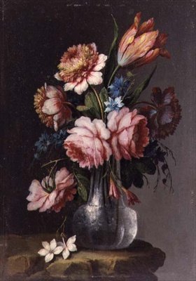 Rosor, tulpaner och pioner av Giacomo Nani