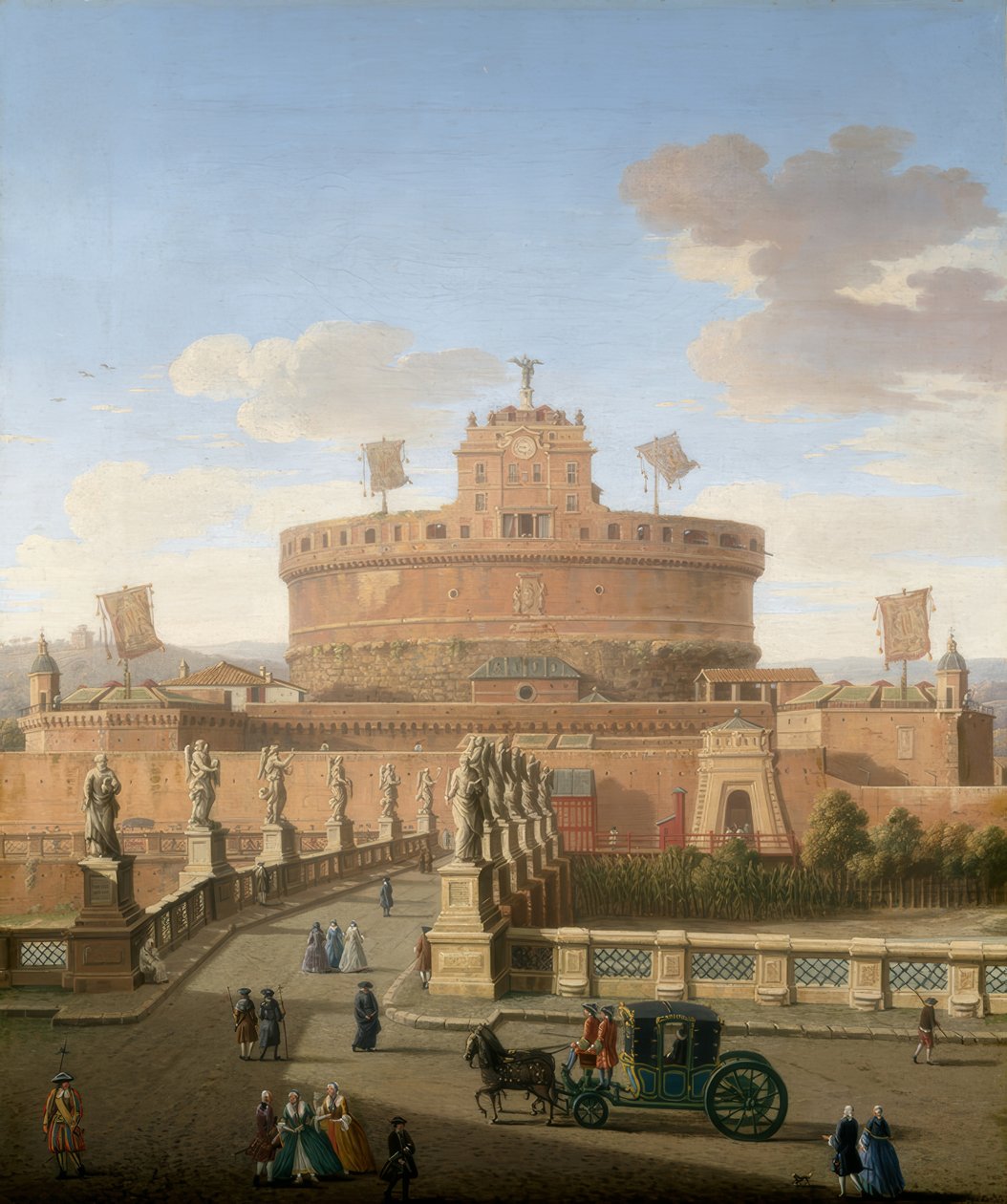 Rom, utsikt över Castel Sant