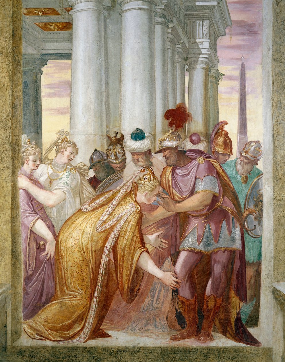 Sophonisba bönfaller Masinissa av Giambattista Zelotti