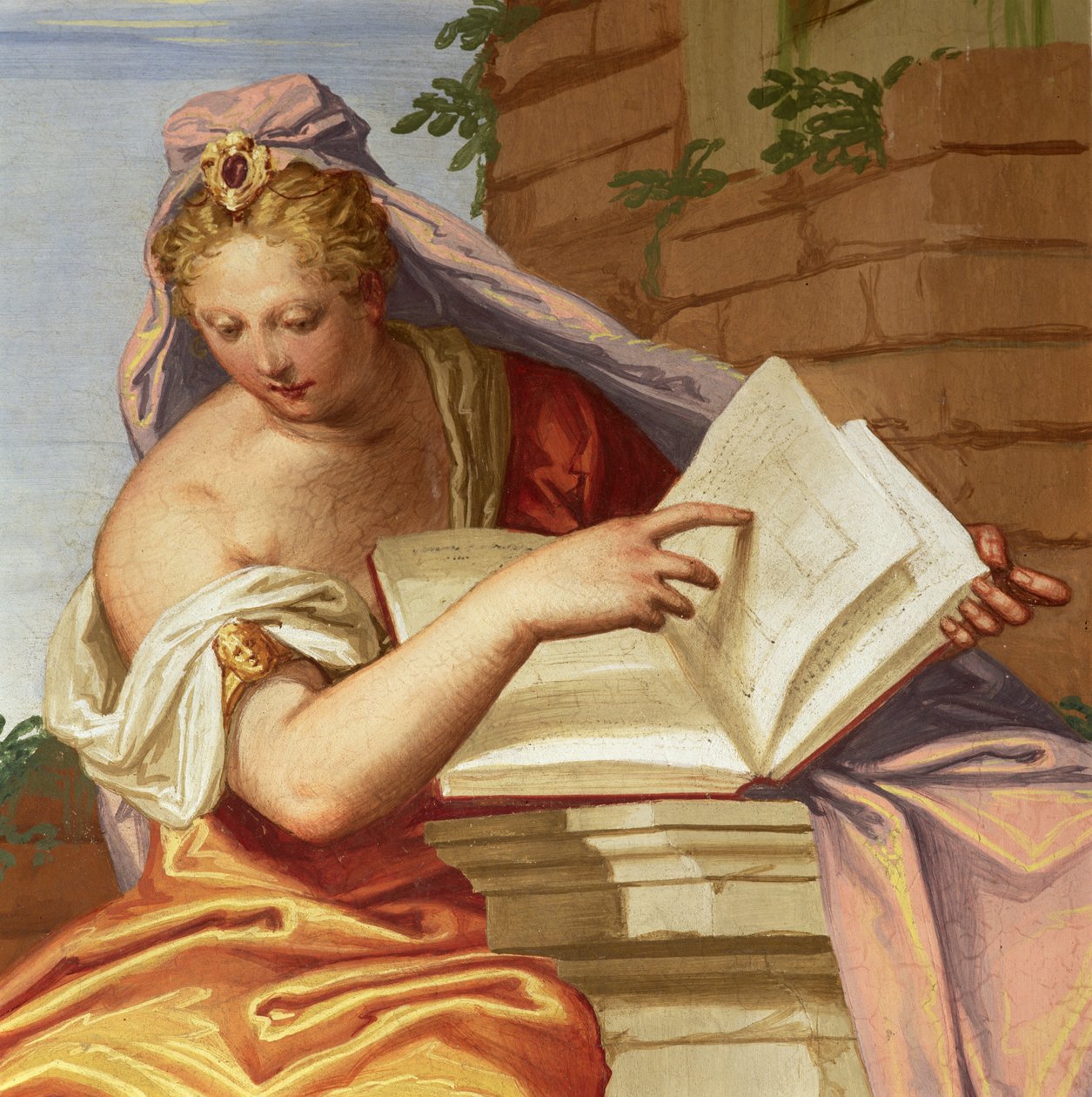 Arkitektur (detalj från 283695) av Giambattista 1526 78 Zelotti