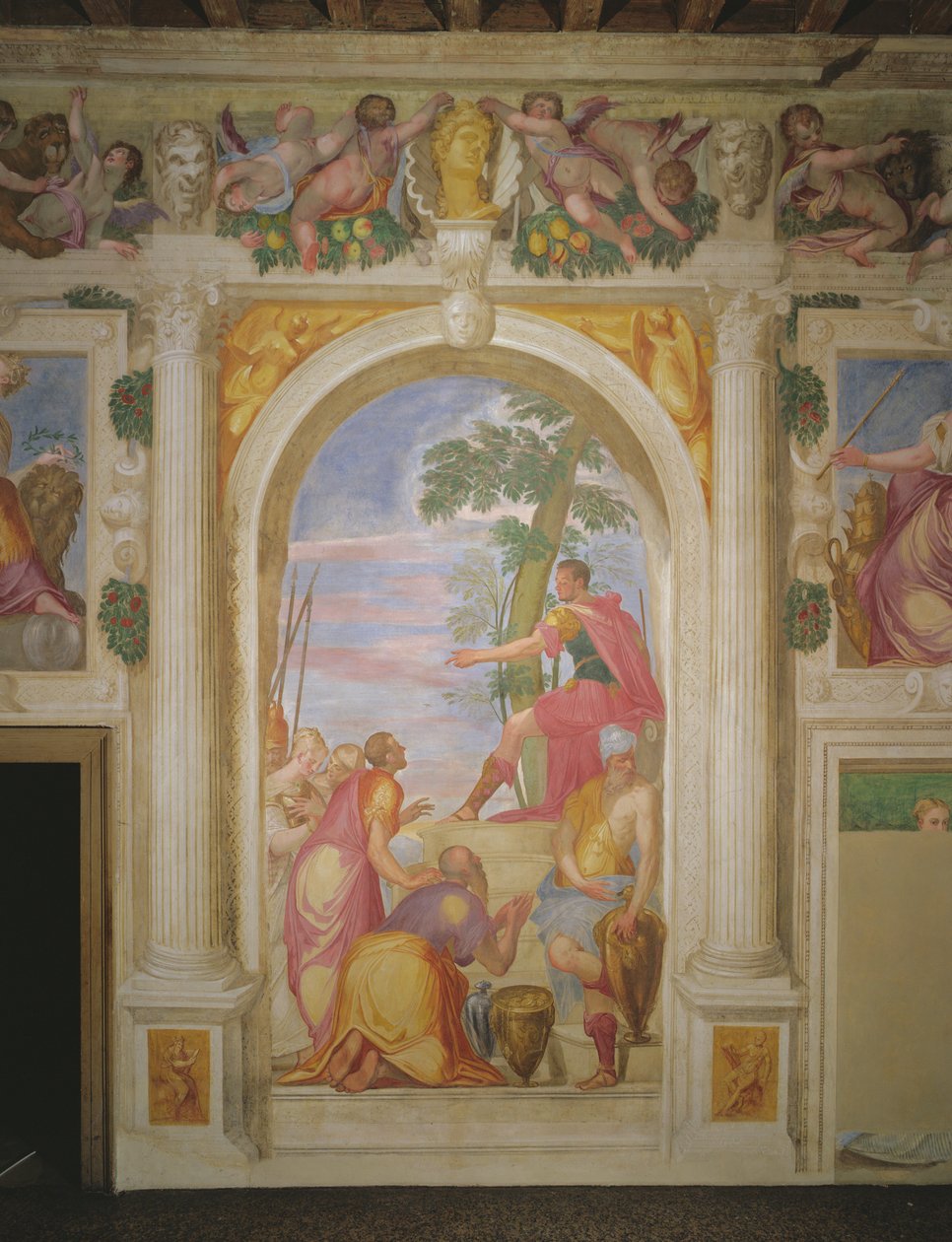 Scipios nåd av Giambattista 1526 78 Zelotti