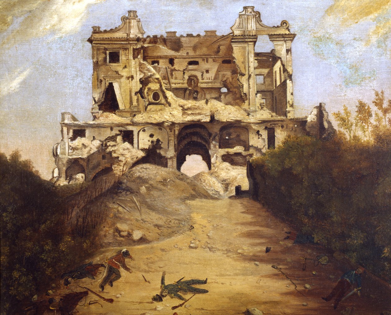 De fyra vindarnas hus, ca 1849 (olja på duk) av Giambattista Bassi