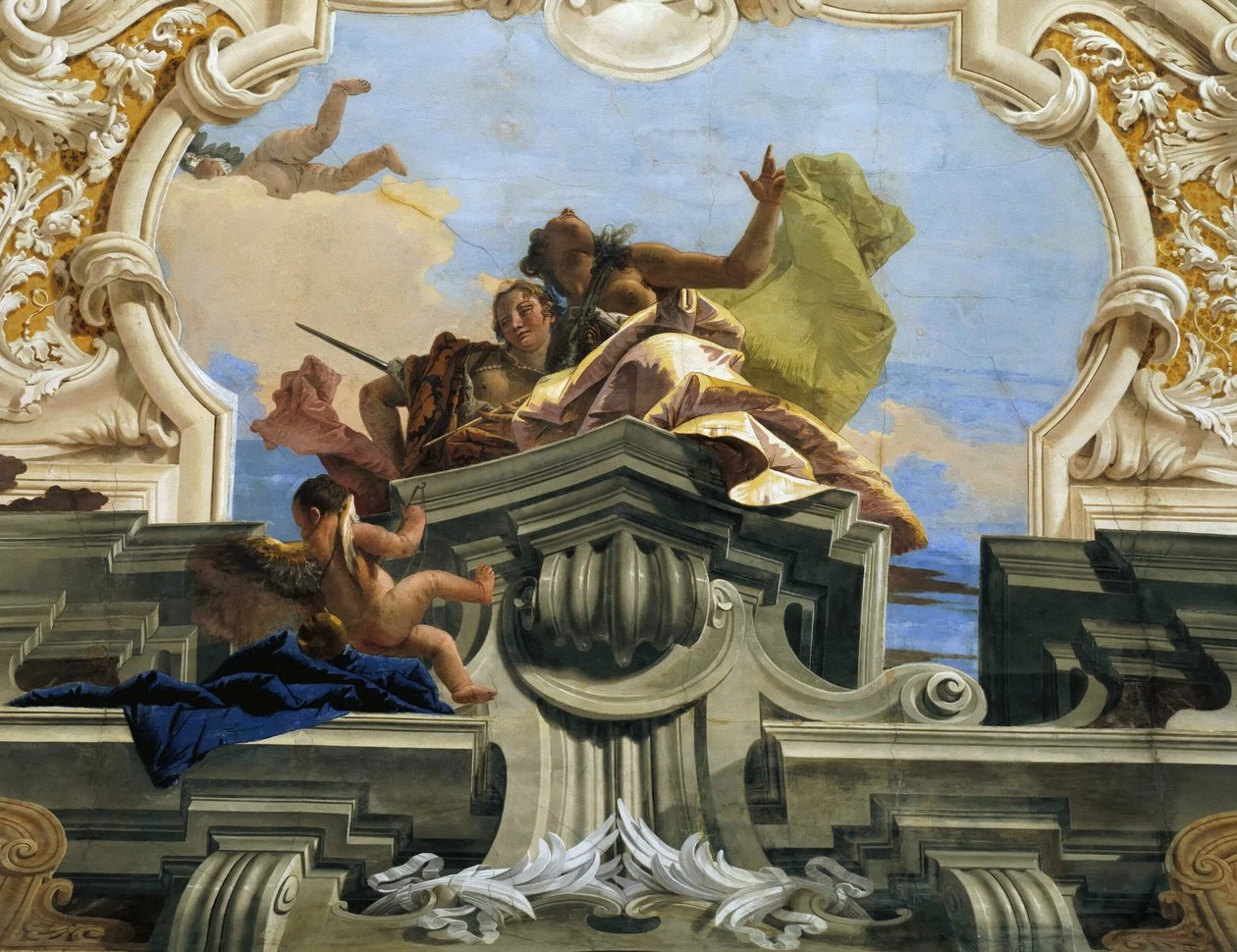 Rättvisa tillåter Harmony att triumfera, ca 1746. av Giambattista Tiepolo