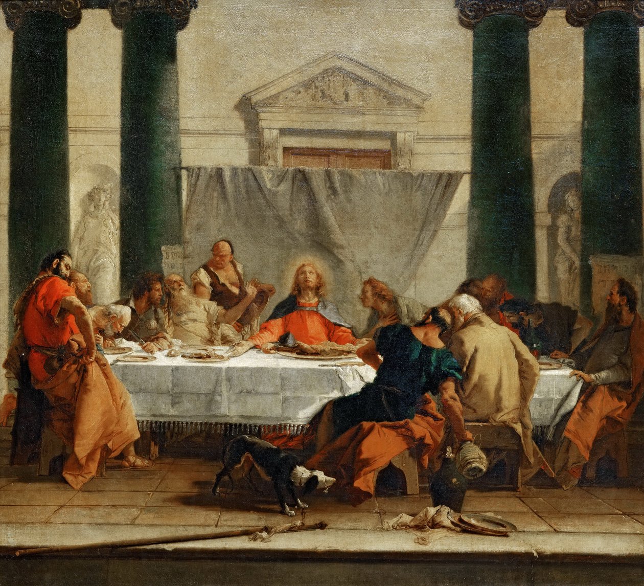 Sista måltiden av Giambattista Tiepolo