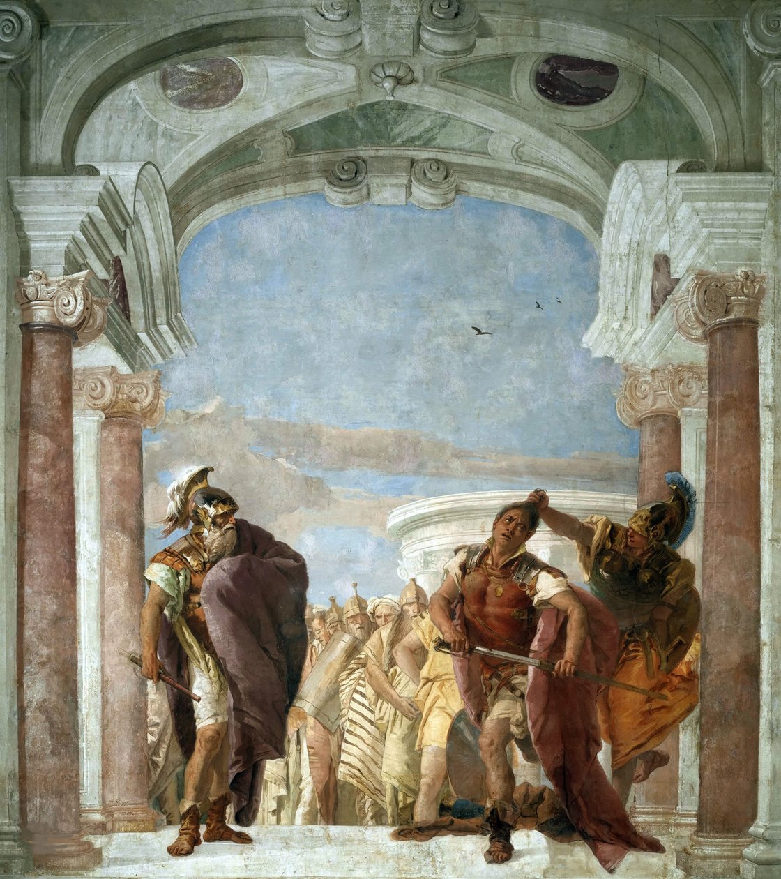 Akilles raseri, 1757. av Giambattista Tiepolo