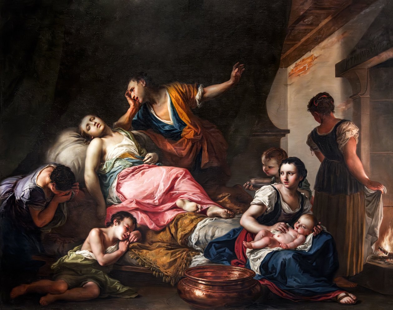 Rachels död av Giambettino Cignaroli