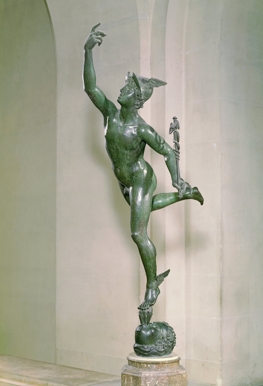 Staty av Merkurius, ca 1564 (brons) av Giambologna