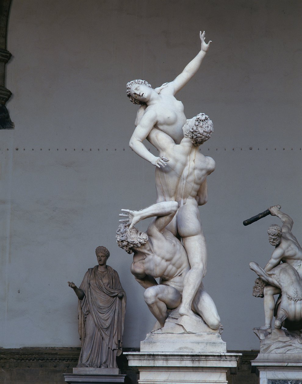 The Rape of the Sabine Woman, 1574-82 (marmor) (se även 359414) av Giambologna