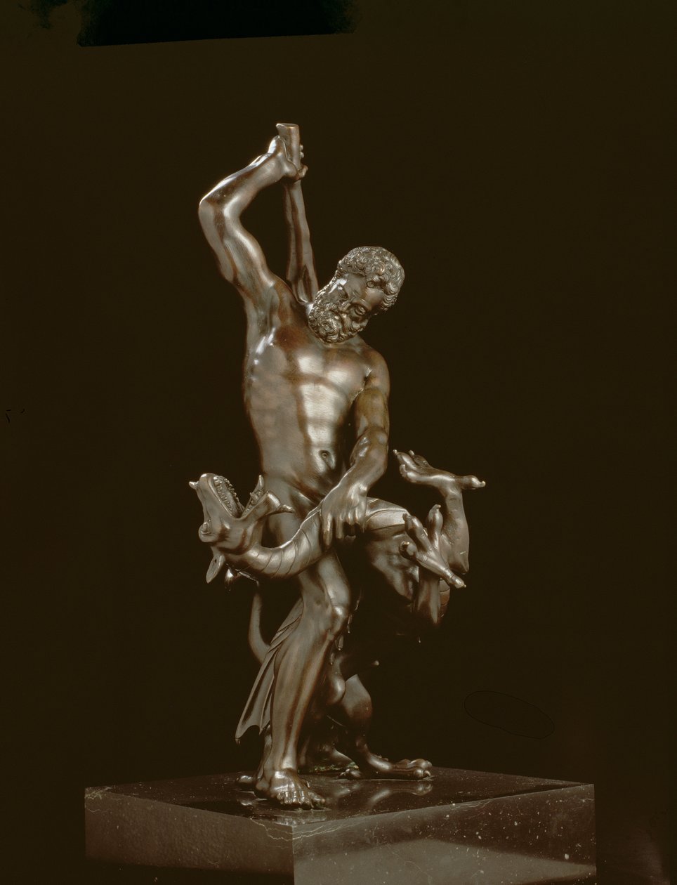 Hercules and the Hydra (brons) av Giambologna
