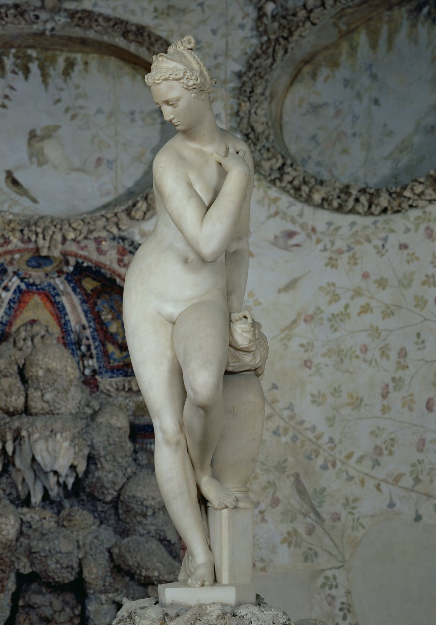 Venus stiger ut ur sitt bad, 1573 (marmor) av Giambologna