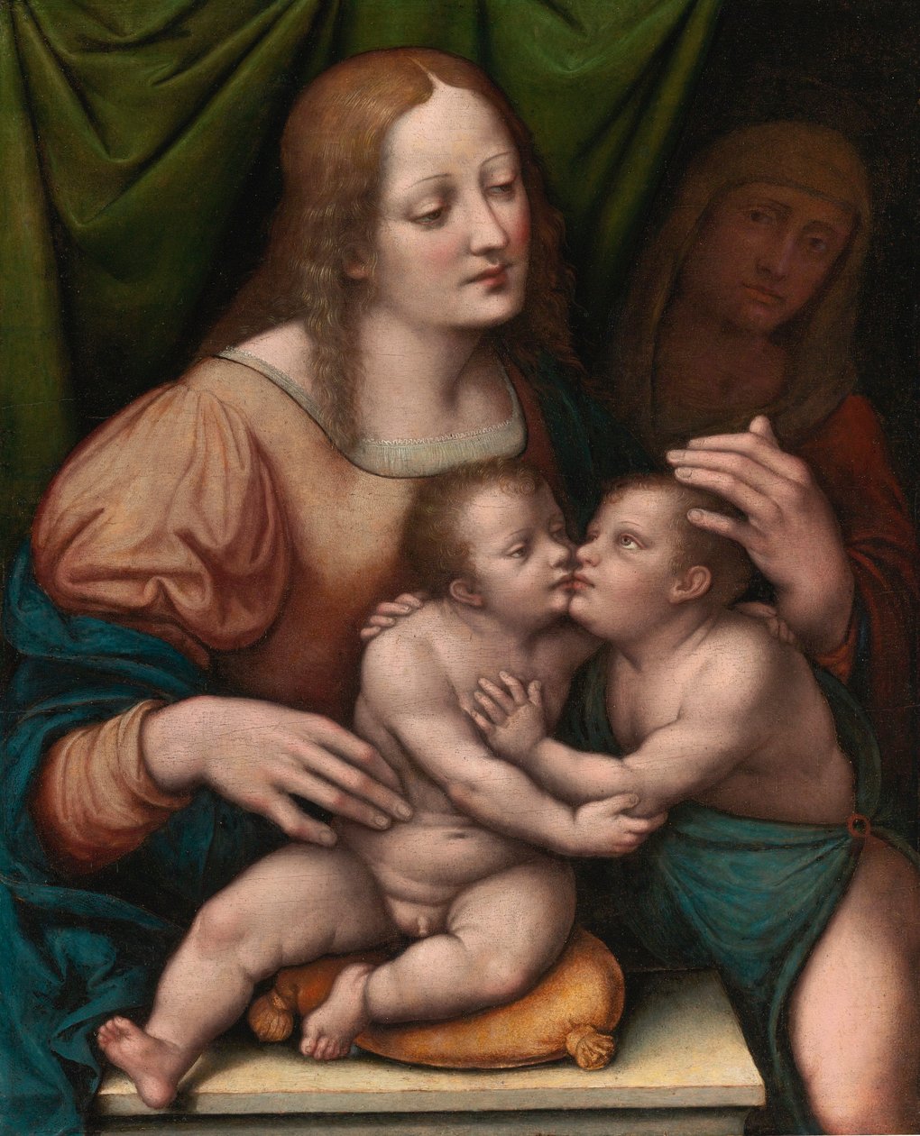Madonna med barnet, Johannes Döparen och Elisabeth av Giampietrino