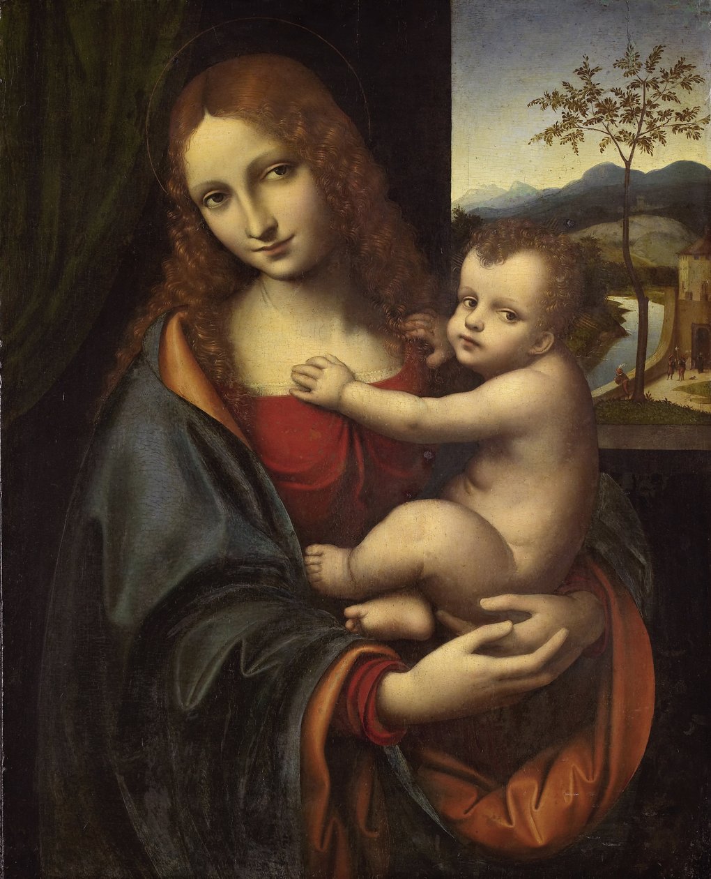 Jungfru och barn, 1510-1525 av Giampietrino