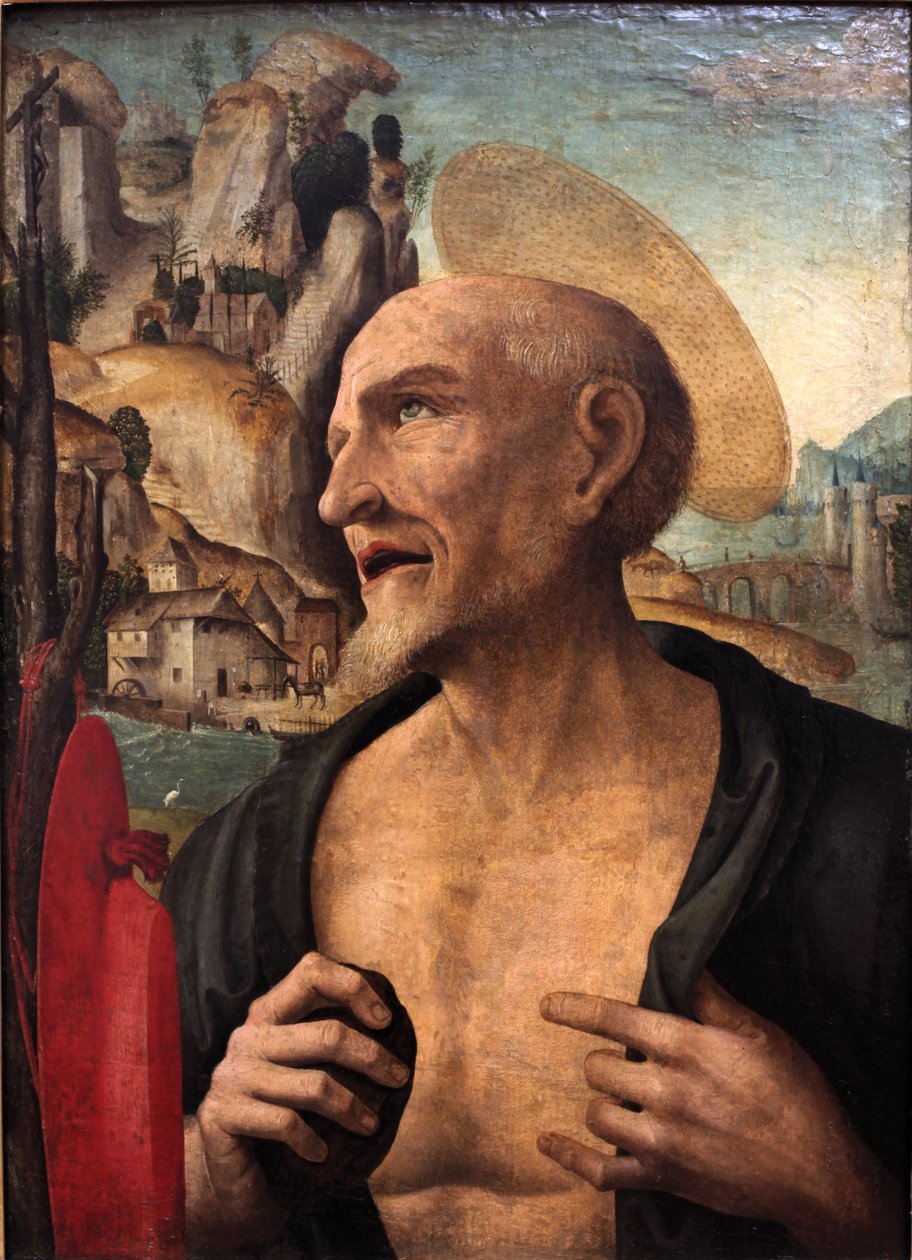 Saint Jerome penitent av Gian Francesco de Maineri