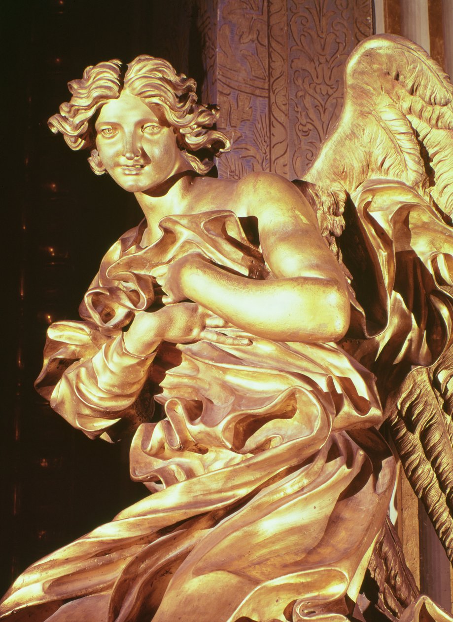Ängel från tabernaklet i det välsignade sakramentskapellet, 1674 (brons) av Gian Lorenzo Bernini