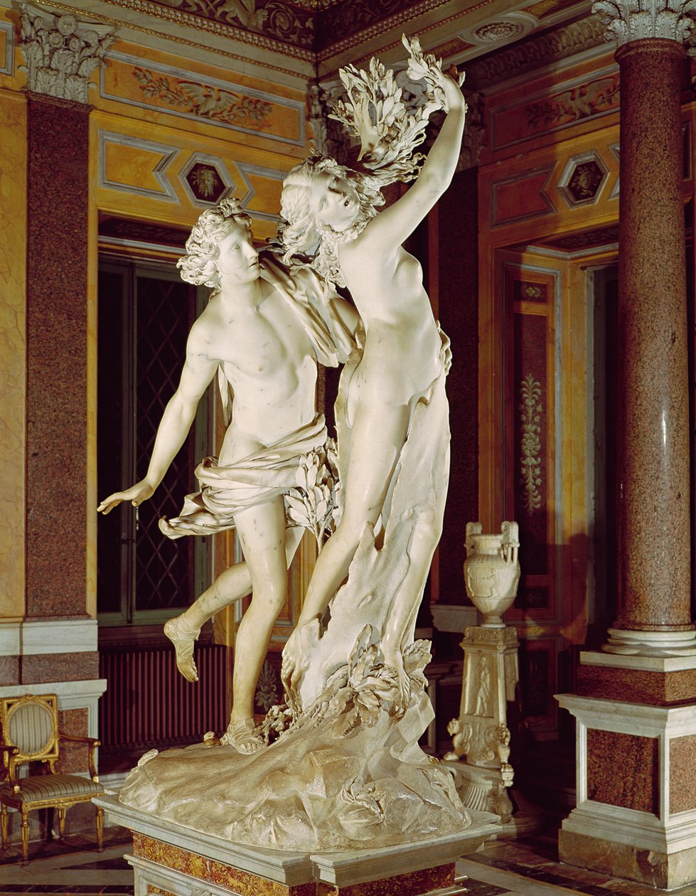 Apollo och Daphne, 1622-25 (marmor) av Gian Lorenzo Bernini