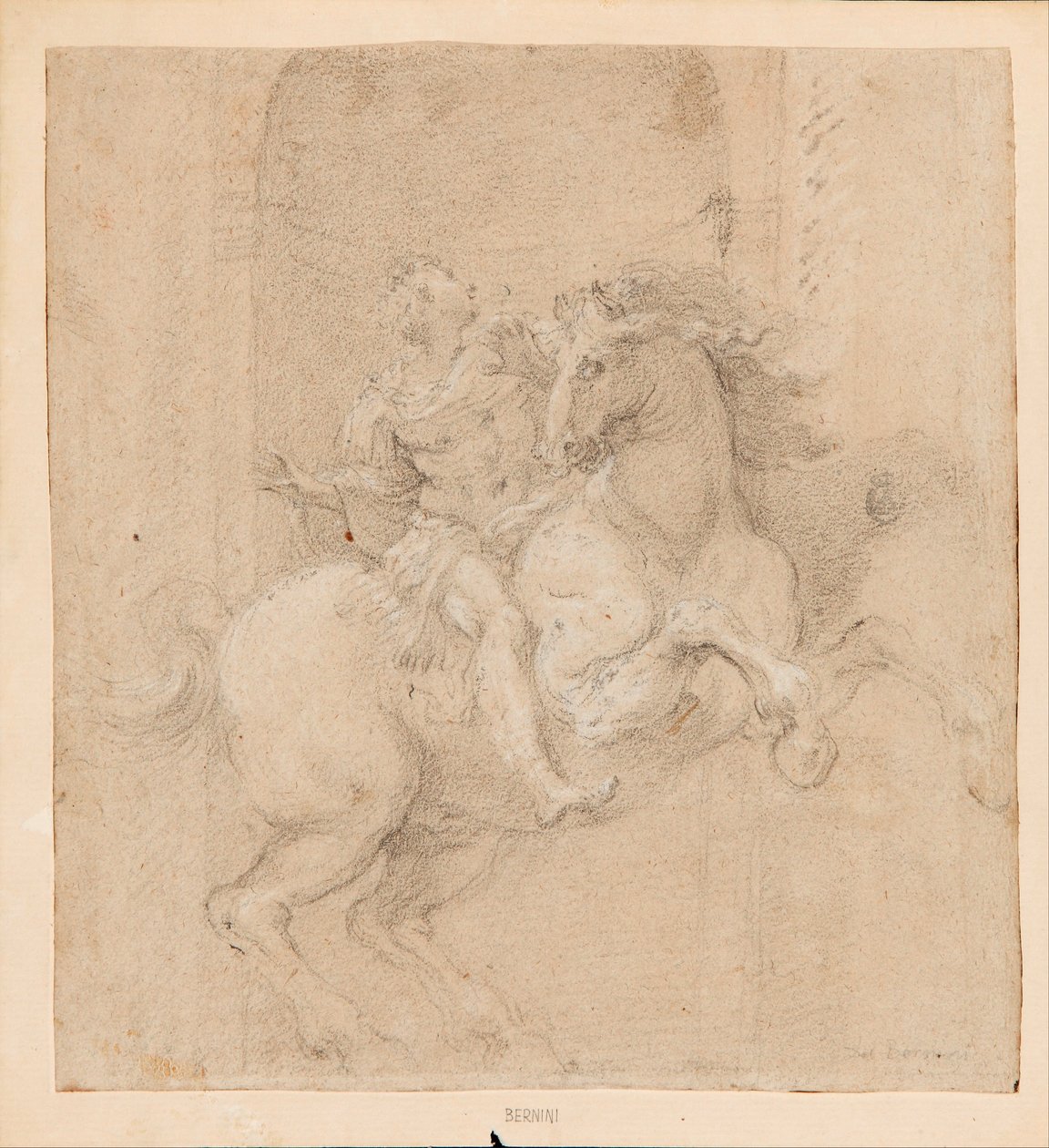 Kejsare Konstantin till häst. av Gian Lorenzo Bernini