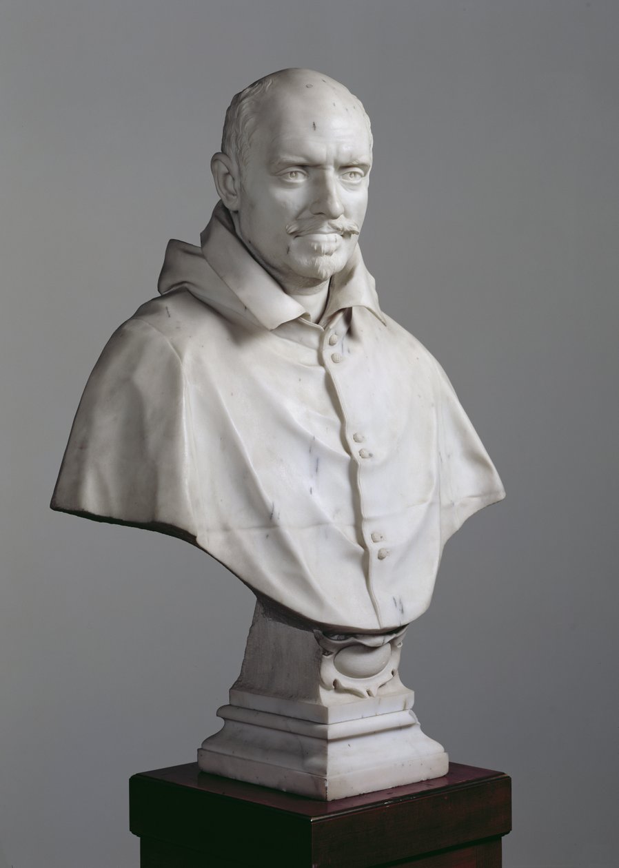 Porträtt av Alessandro Damasceni-Peretti-Montalto, 1622-23 (marmor) (se även 149092, 149093 och 149094) av Gian Lorenzo Bernini