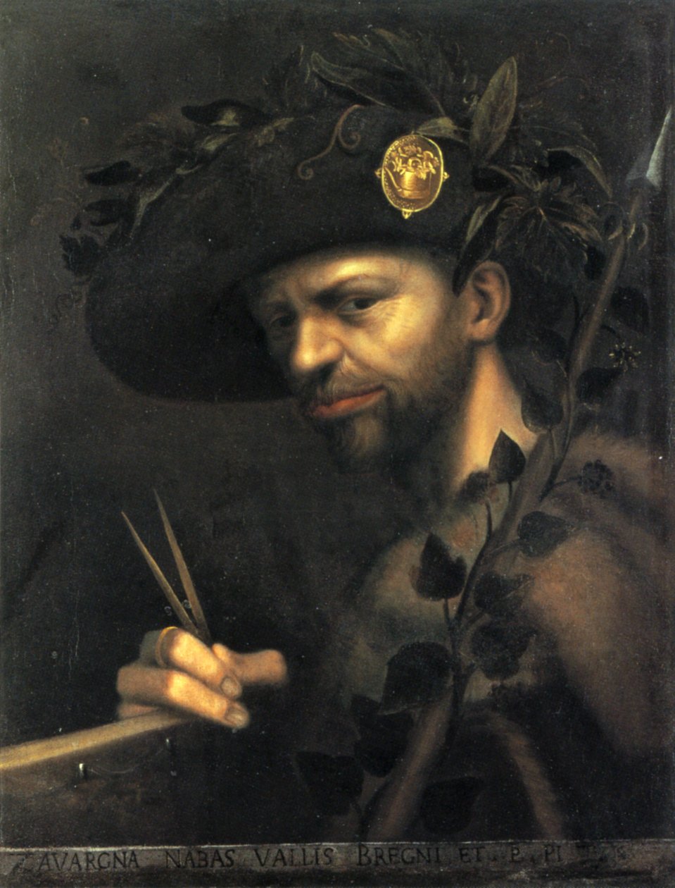 Självporträtt av Gian Paolo Lomazzo