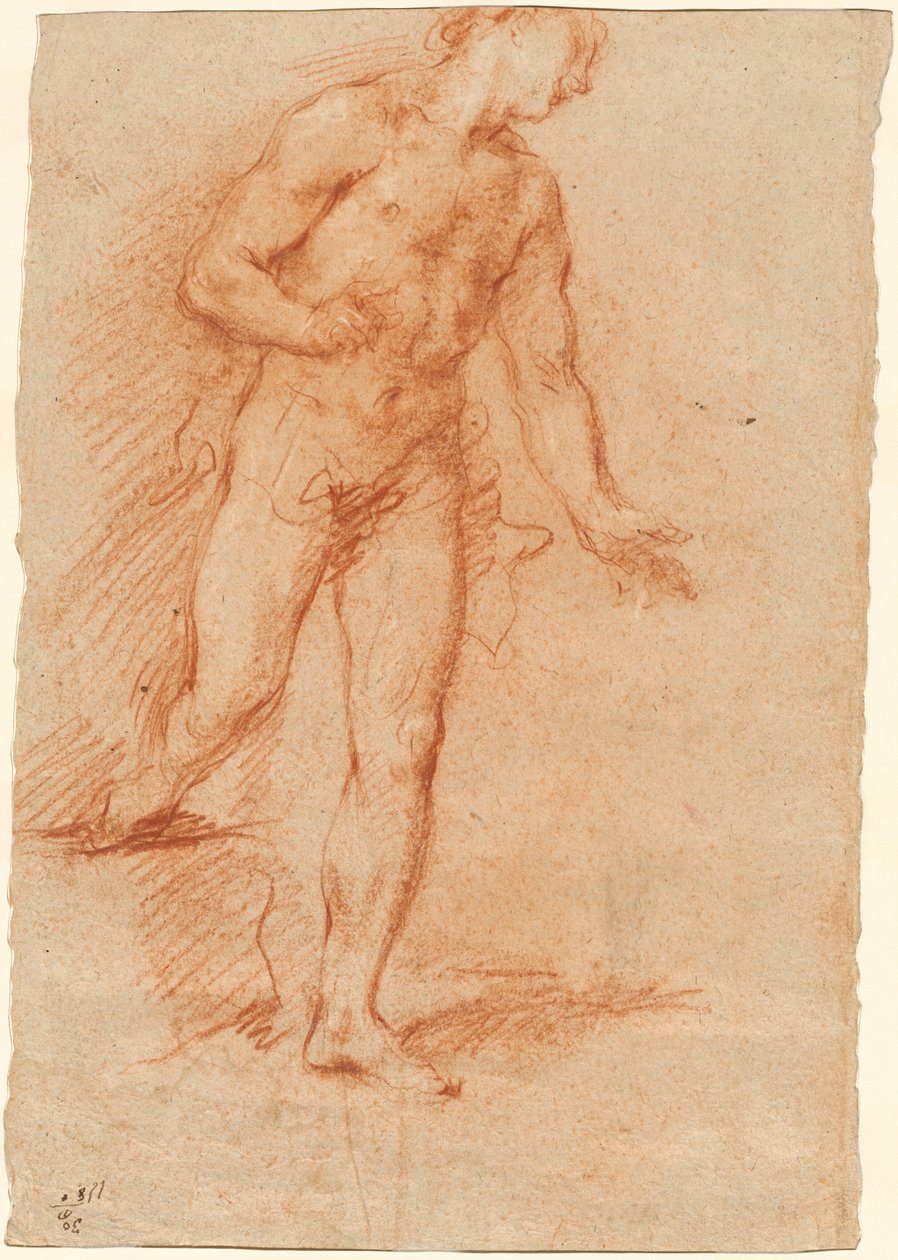 Naken man av Gian Antonio Guardi