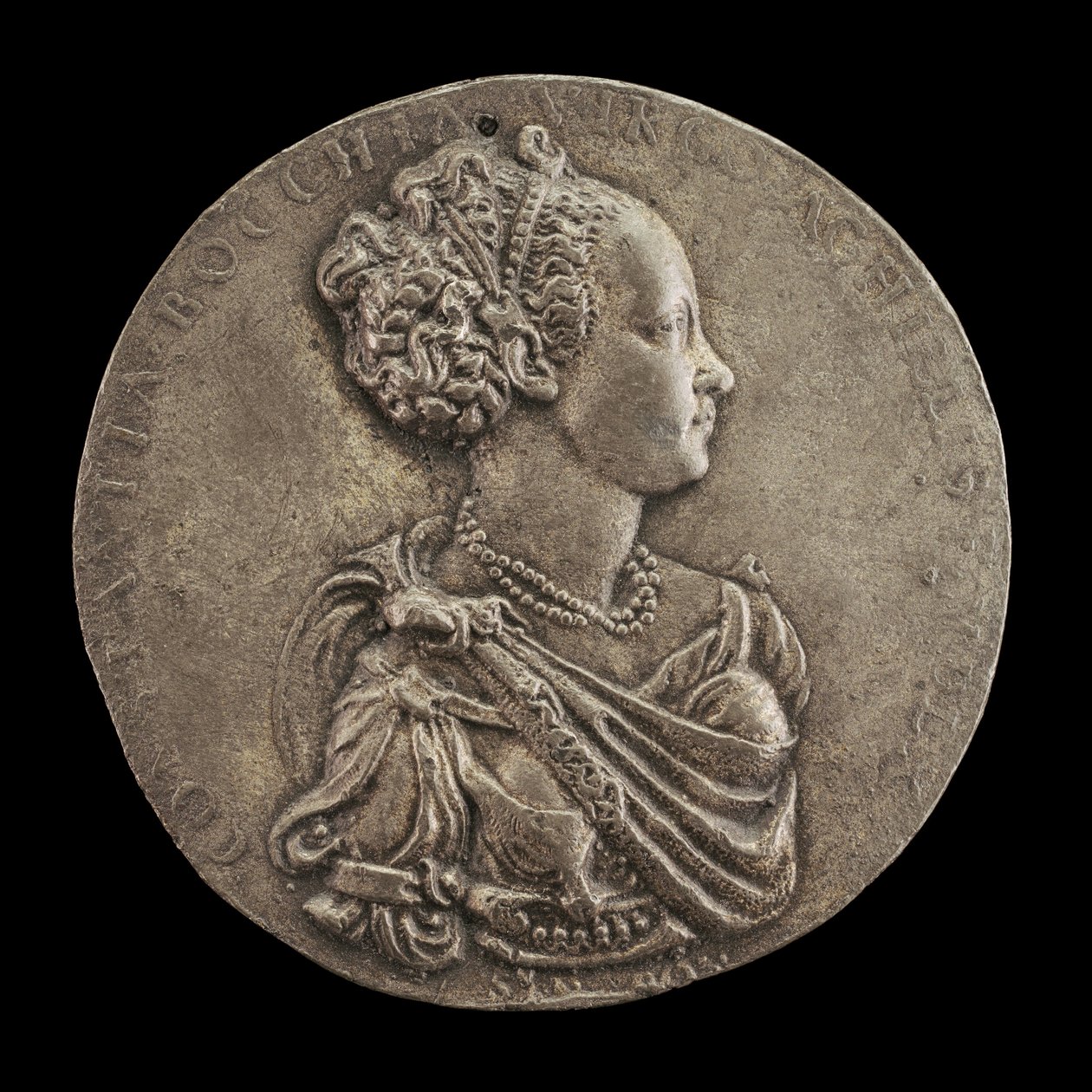 Costanza Bocchi, död 1566, hustru till Gianfrancesco Malvezzi, 1560. av Gian Antonio Signoretti