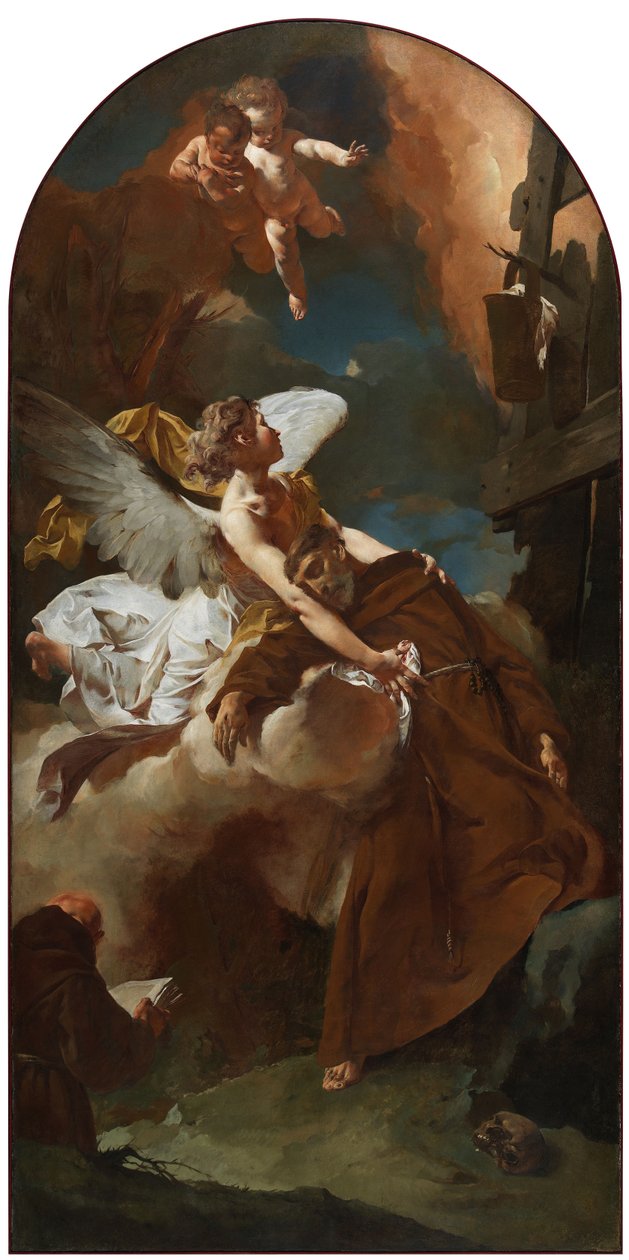 Den helige Franciskus av Assisi i extas, ca. 1729. av Giovanni Battista Piazzetta