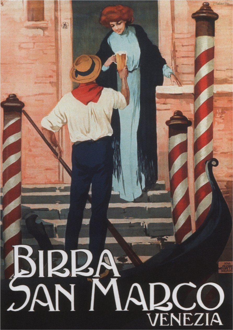 Öl San Marco, ca. 1909 av Gian Emilio Malerba