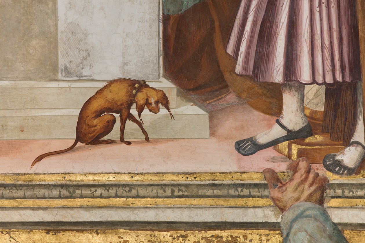 Central Nave, Fifth North Span, Presentation to the Temple, Gian Francesco Bembo av Gian Francesco Bembo