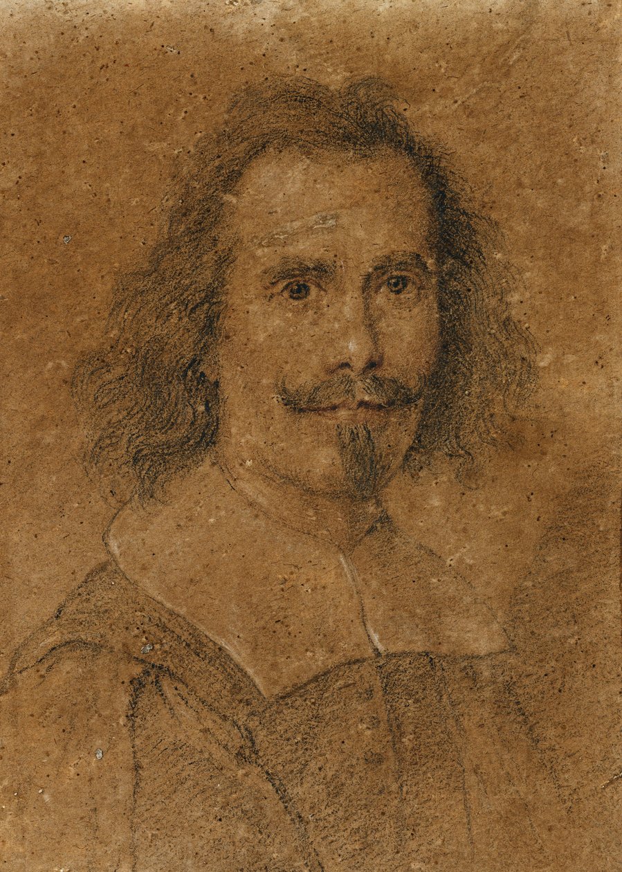 Ett självporträtt, av Gian Lorenzo Bernini