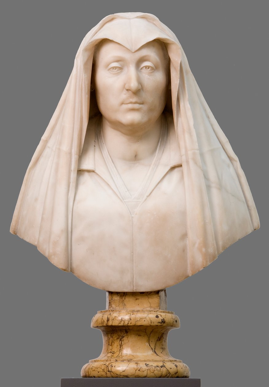 Byst av Camilla Barbadori. Mor till påven Urban VIII Barberini av Gian Lorenzo Bernini