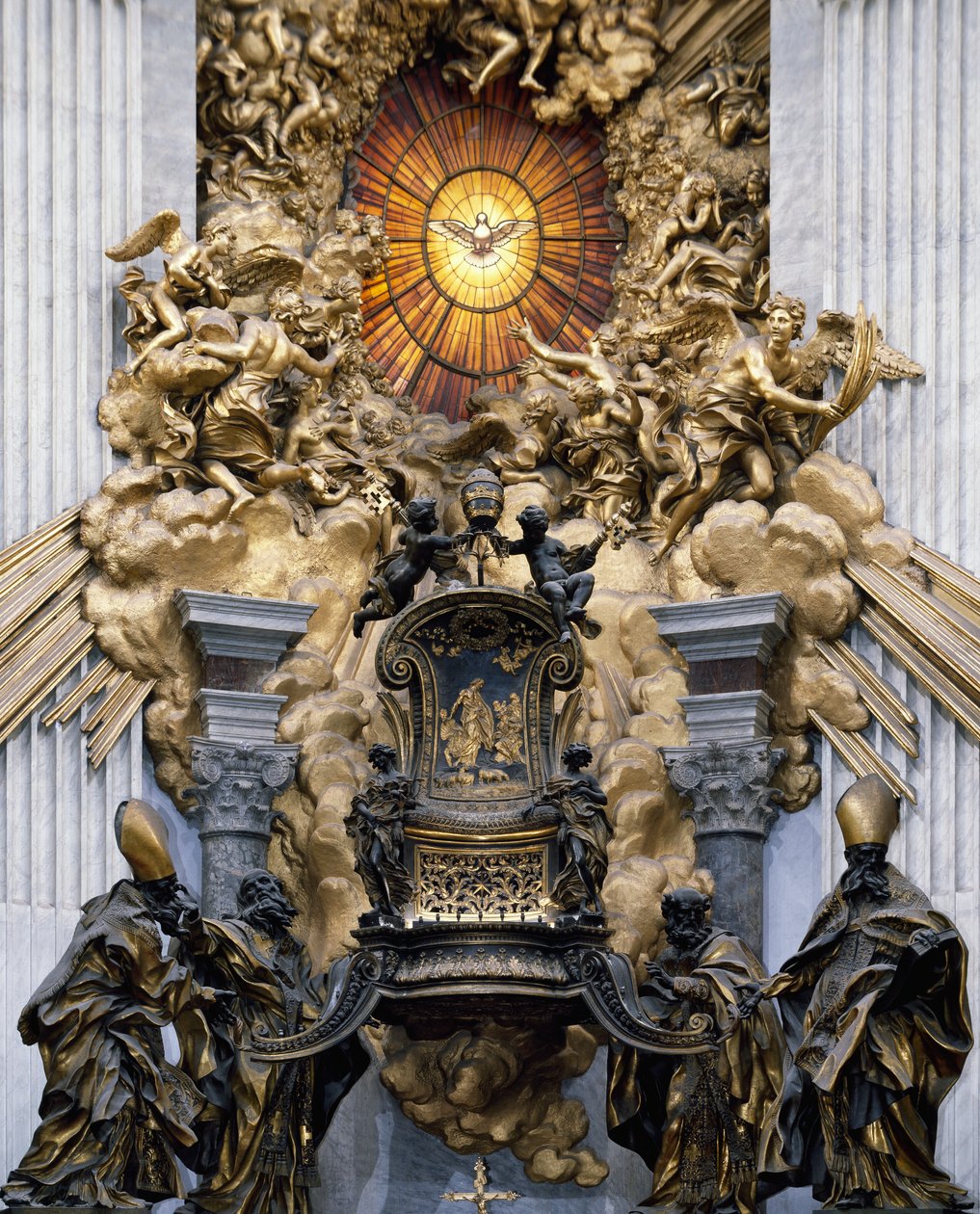 St Peters ordförande av Gian Lorenzo Bernini
