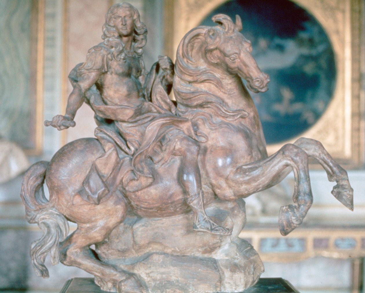 Ryttarstaty av kung Ludvig XIV, 1670 av Gian Lorenzo Bernini