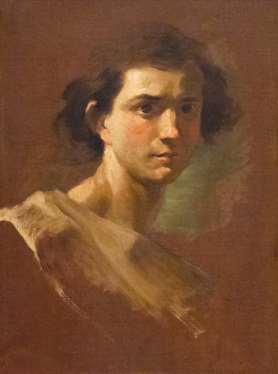 Självporträtt som ung man (olja på duk) av Gian Lorenzo Bernini