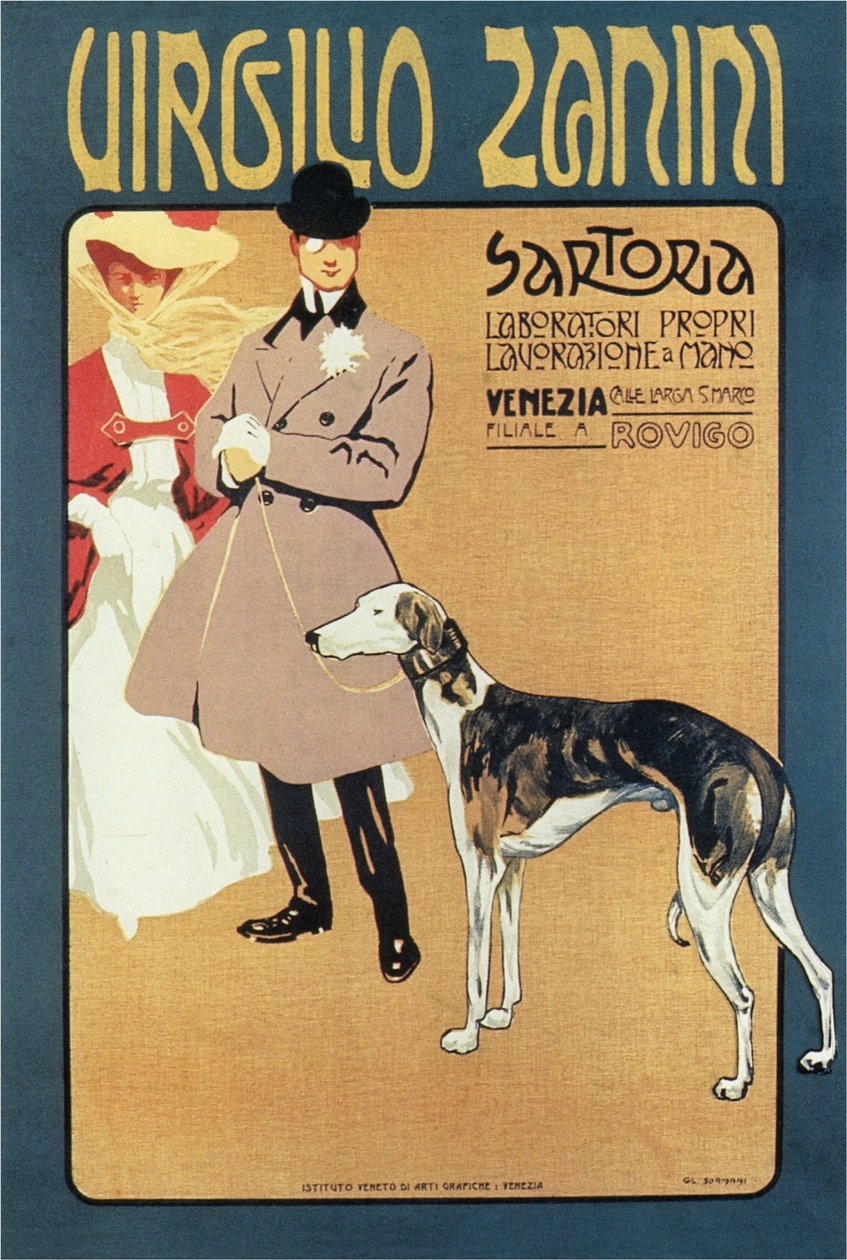 Virgilio Zanini Skrädderi, 1900 av Gian Luciano Sormani